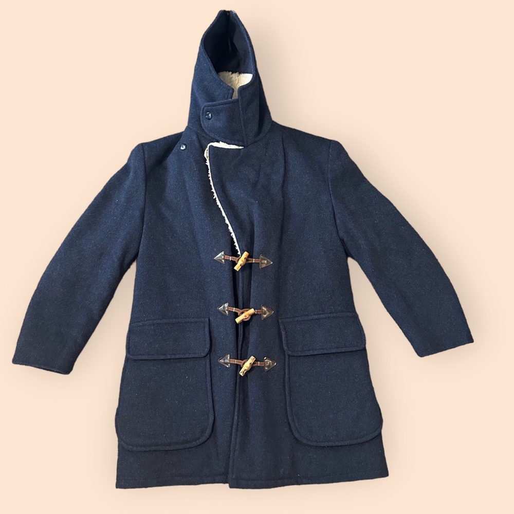 A Robert Lewis idea vintage wool hooded coat